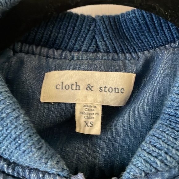 Anthropologie Cloth & Stone Bomber Jacket - XS - Picture 4 of 9